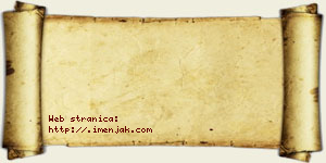 Tijana Damjanov vizit kartica